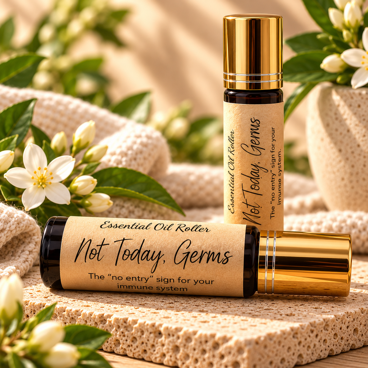 Not Today, Germs! Essential Oil Roller