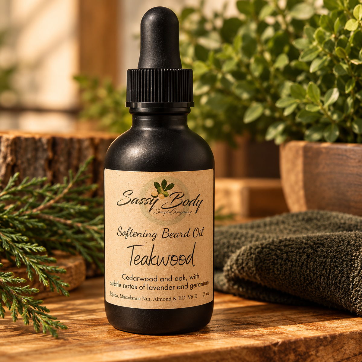 Teakwood Softening Beard Oil