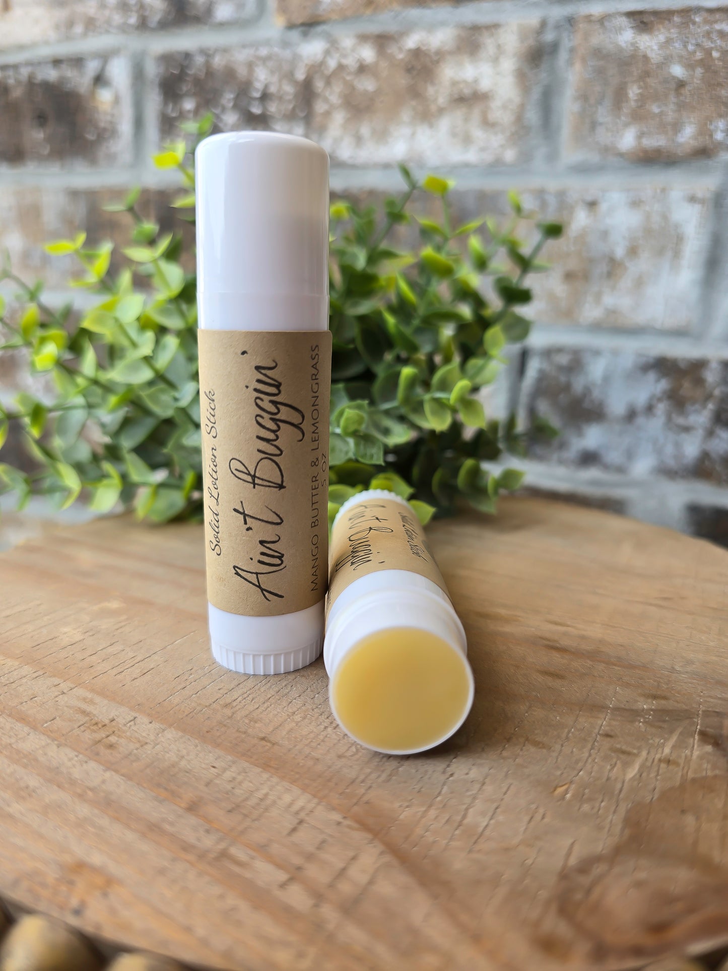 Ain't Buggin' All Natural Bug Repellant, Handmade Skincare, Solid Lotion Bar