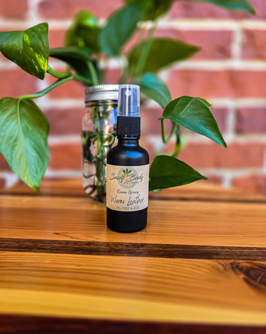 Warm Leather Freshener Spray, Bathroom & Home Fragrance