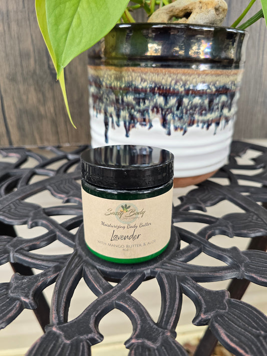 Lavender Moisturizing Body Butter, Natural Skincare