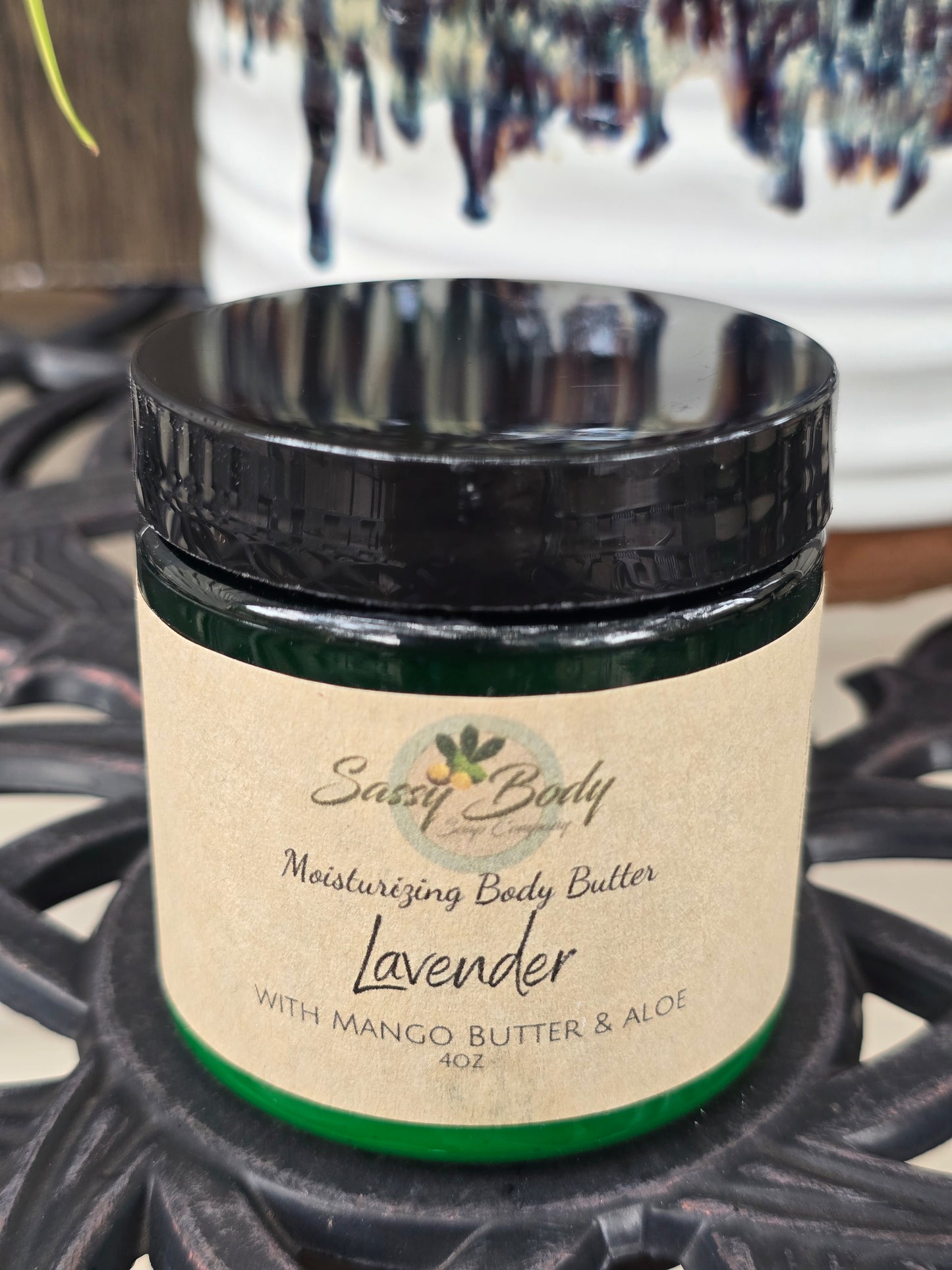 Lavender Moisturizing Body Butter, Natural Skincare