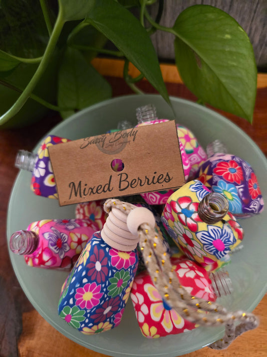 Mixed Berries Car Freshener, Non-Toxic Car Freshie
