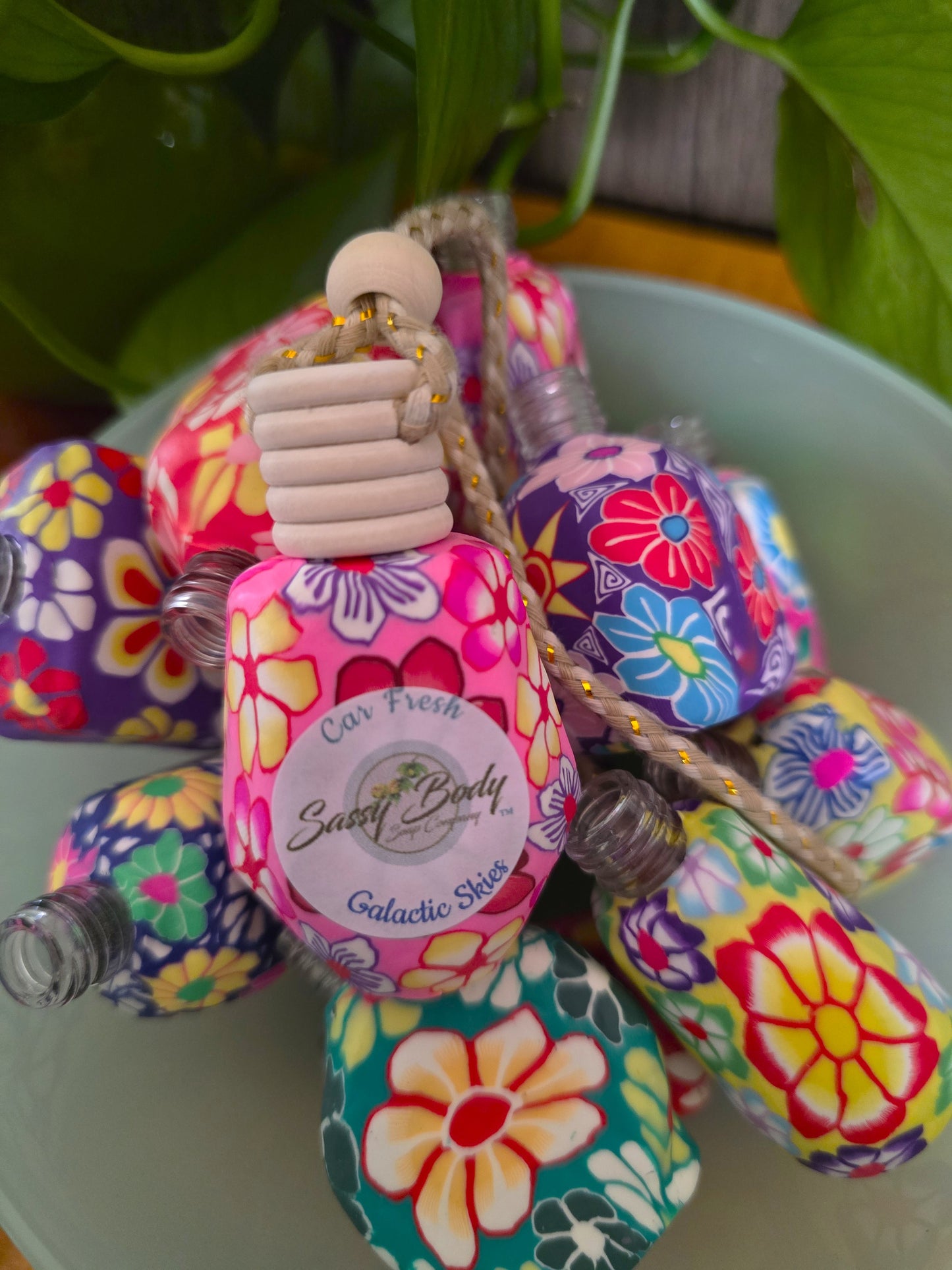 Galactic Skies Car Freshener, Non-Toxic Car Freshie
