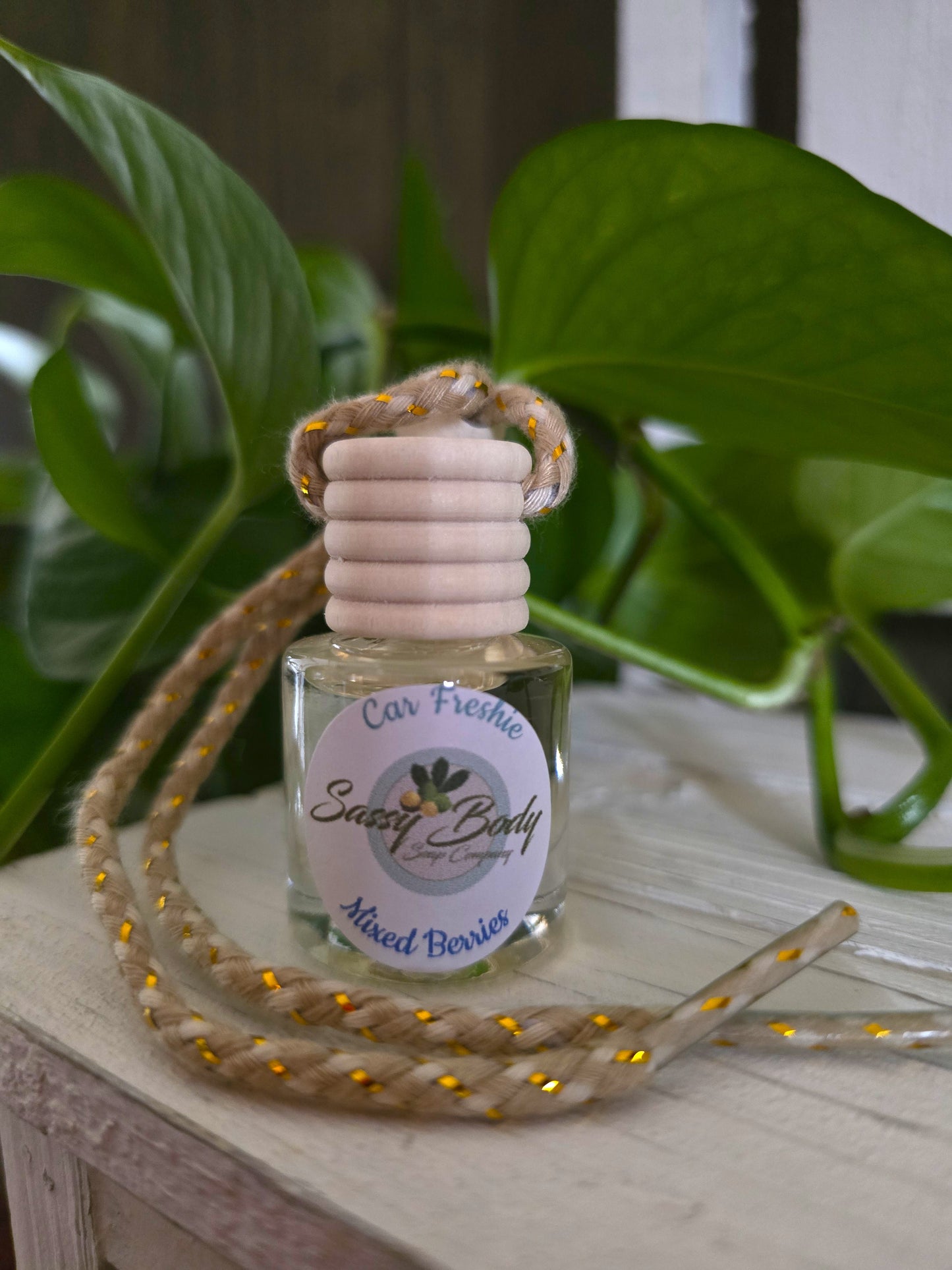 Mixed Berries Car Freshener, Non-Toxic Car Freshie