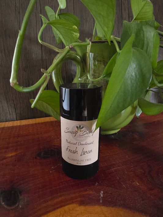 Vanilla Bean Natural Deodorant, All Natural Body Odor Solid Stick