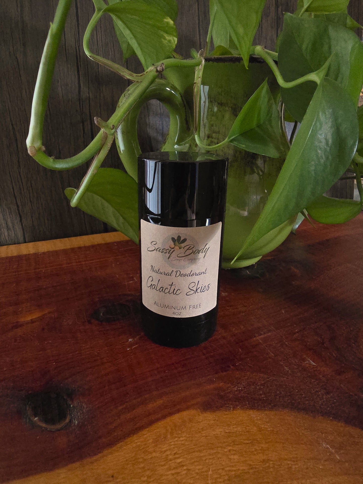 Galactic Skies Natural Deodorant, All Natural Body Odor Solid Stick