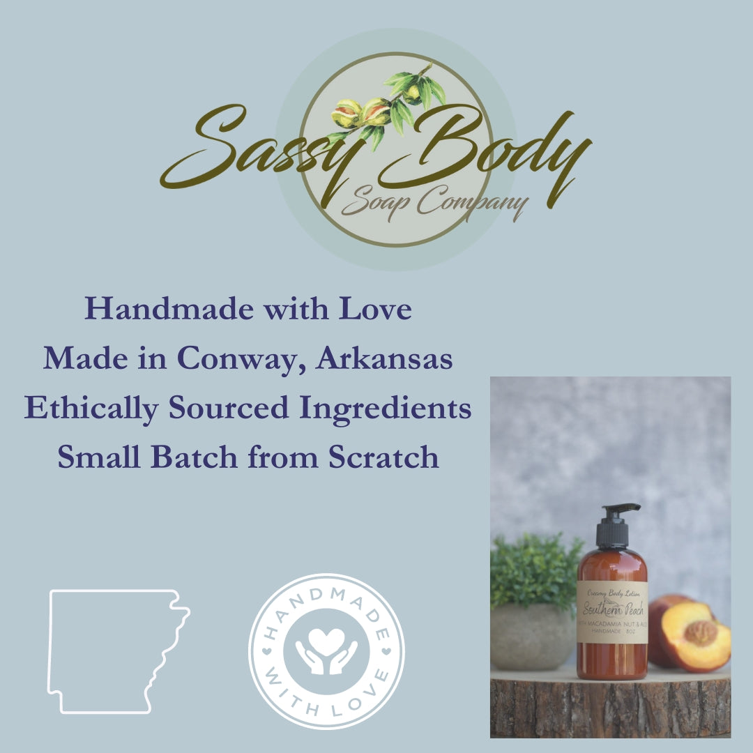 Lavender Handmade Sugar Scrub, Natural Body Polish, Exfoliating Bath