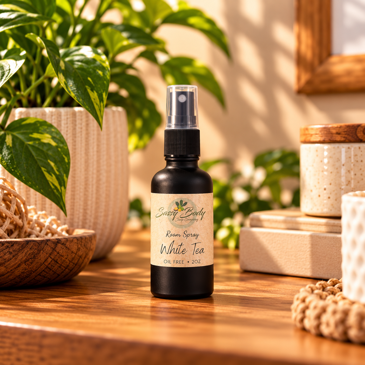 White Tea Freshener Spray, Bathroom & Home Fragrance