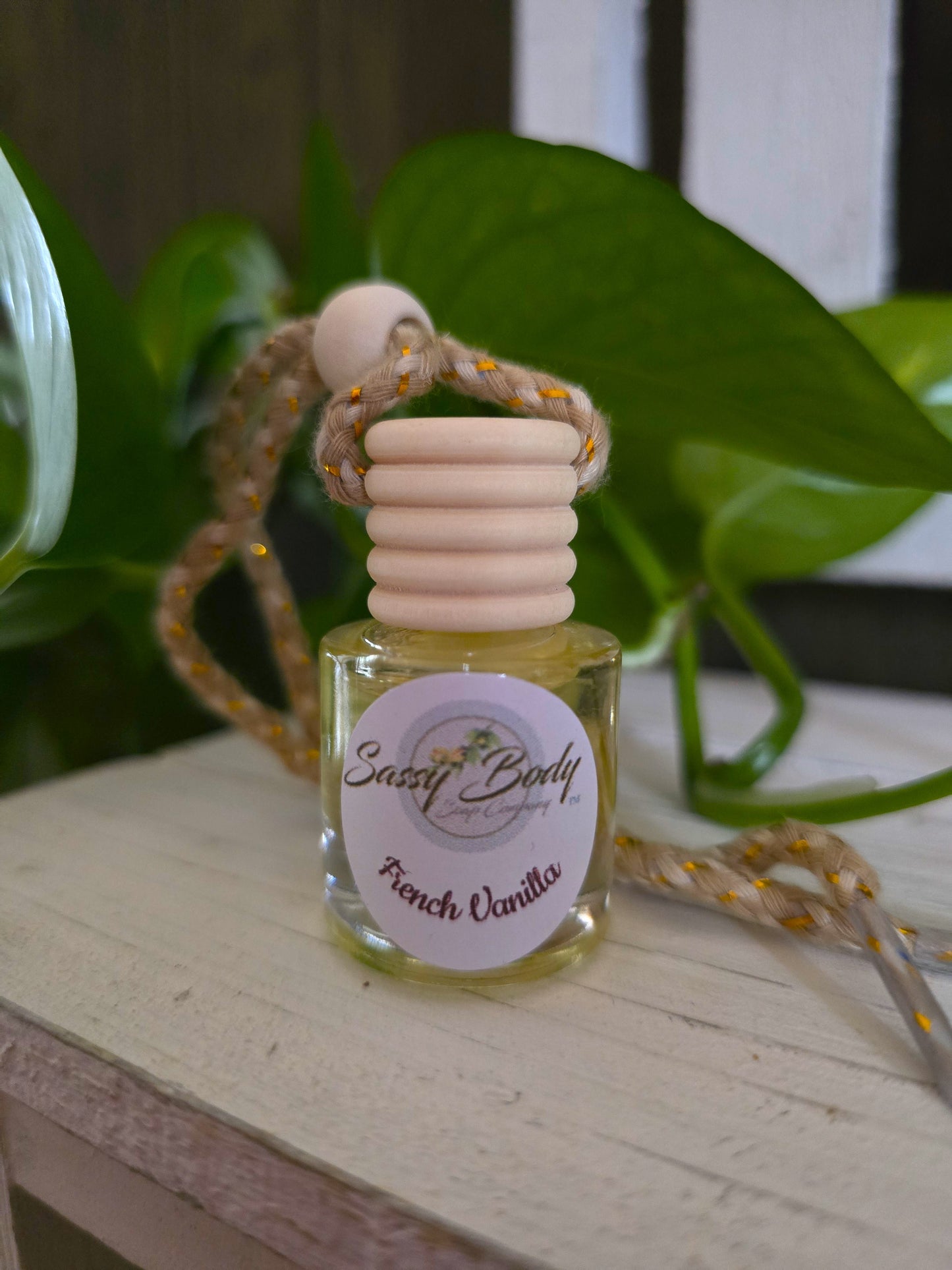 French Vanilla Car Freshener, Non-Toxic Car Freshie