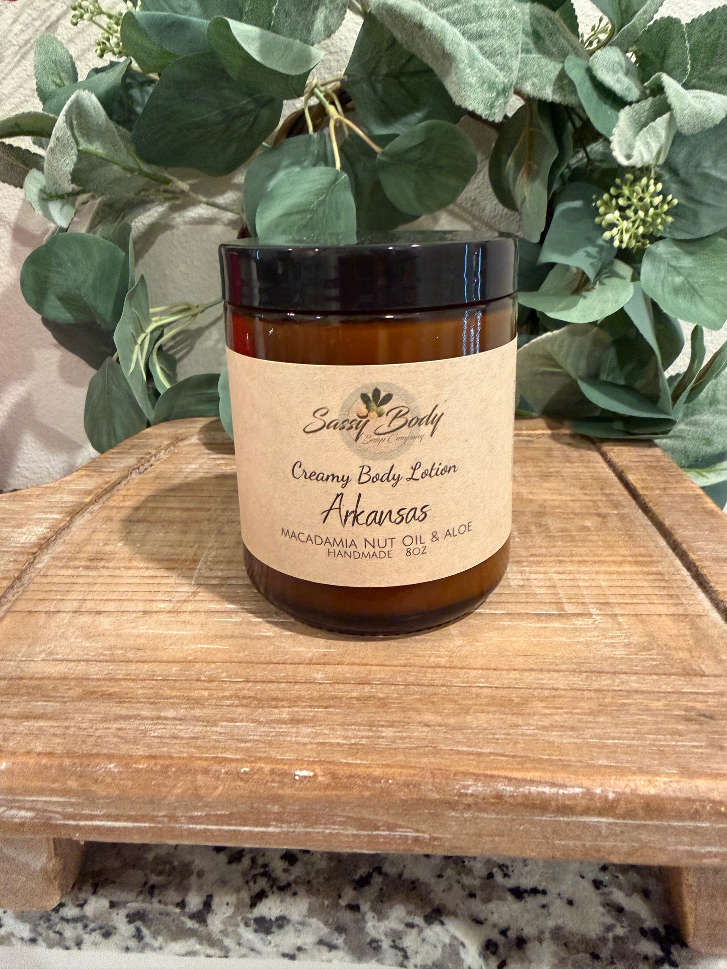 Arkansas Natural Body Lotion, Fresh Scented Body Cream