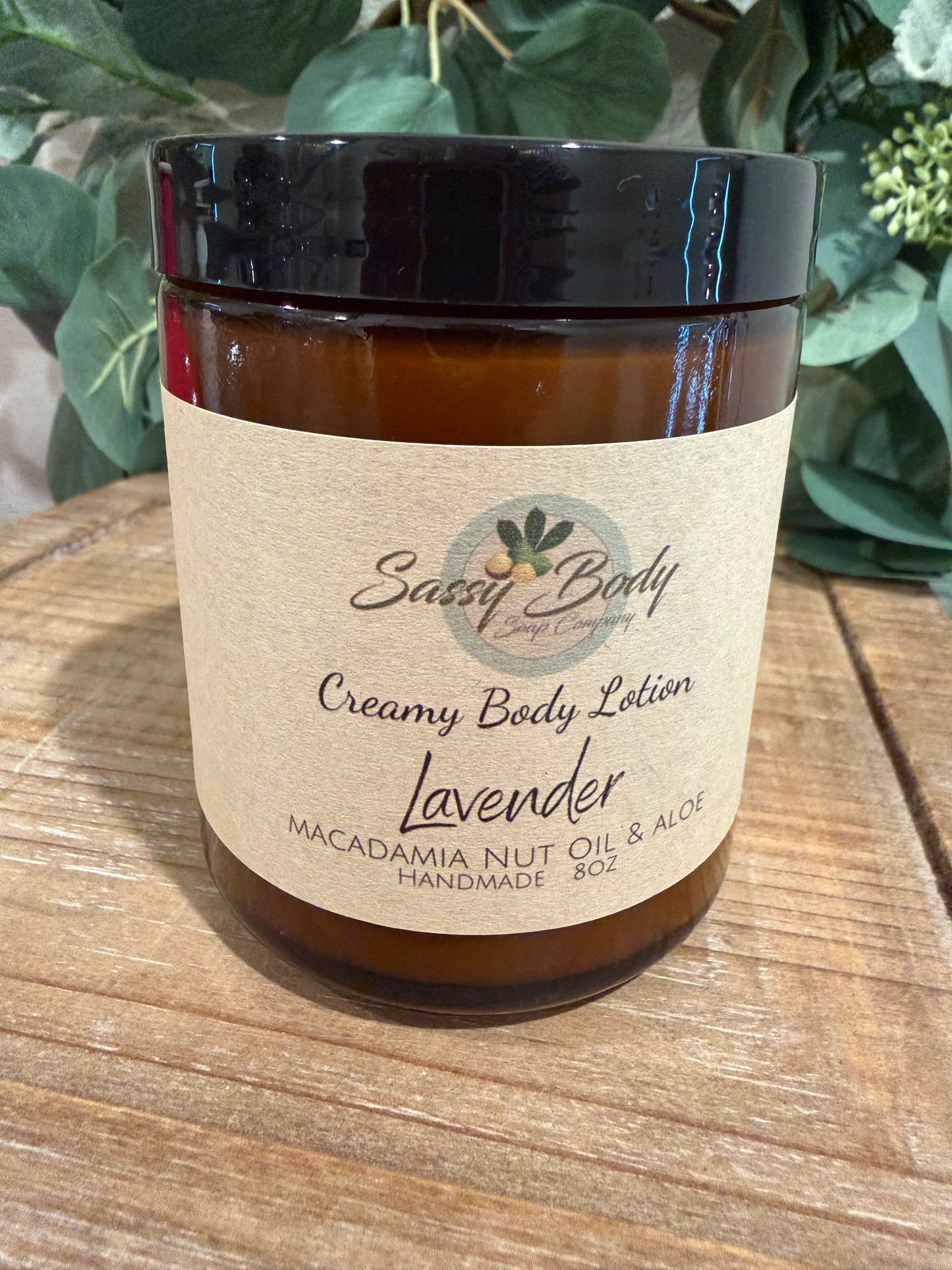 Lavender Natural Hand & Body Lotion, Handmade Moisturizing Lotion