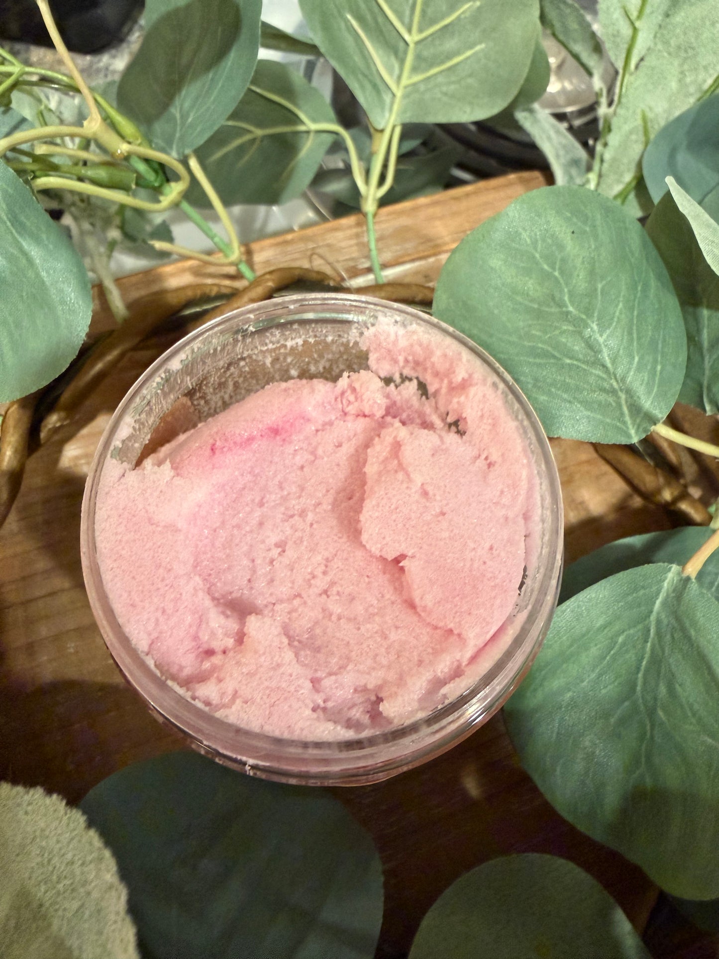 SassyMint Natural Sugar Scrub, Handmade Body Polish, Exfoliating Bath