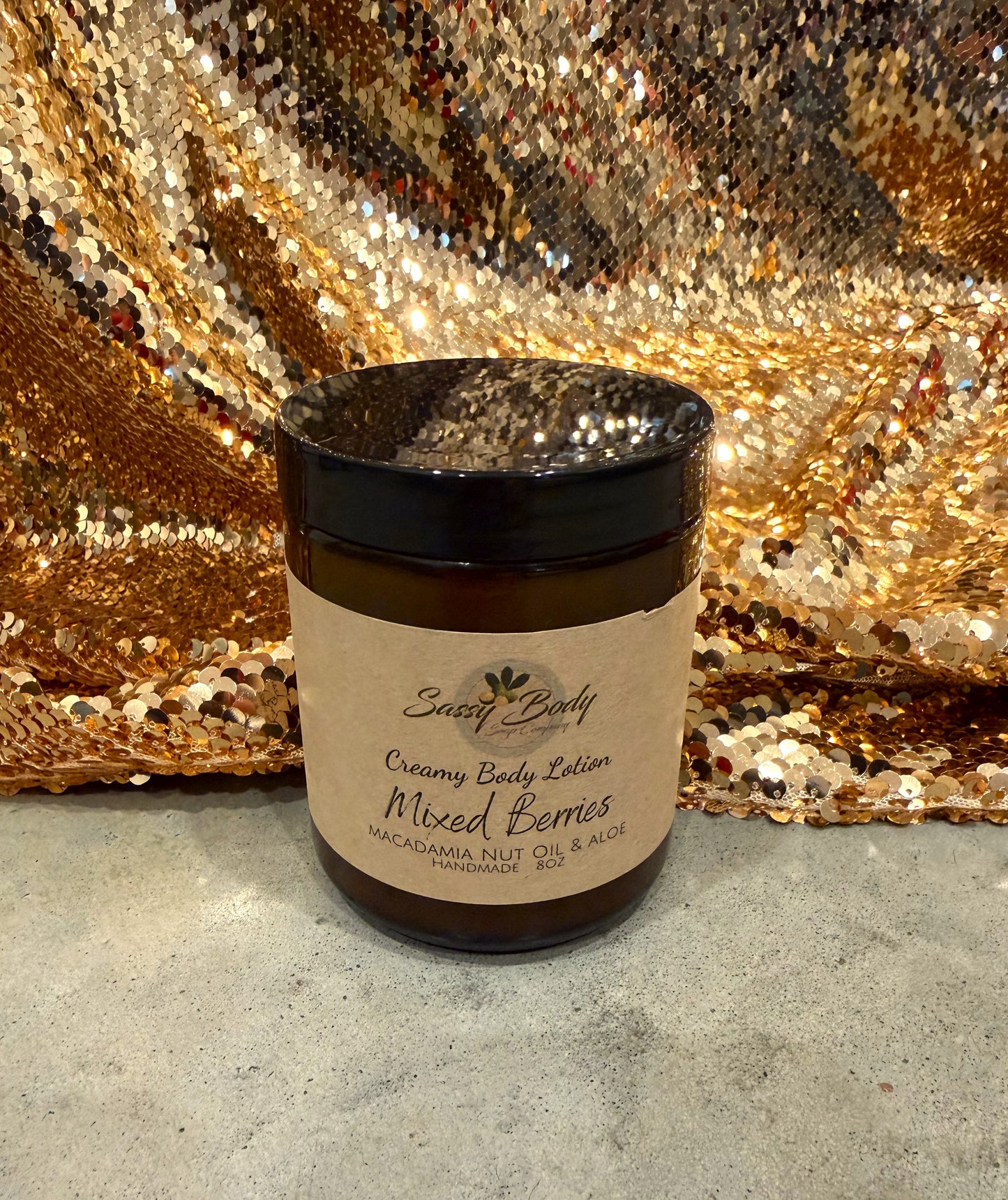 Mixed Berries Natural Hand & Body Lotion, Handmade Moisturizing Lotion