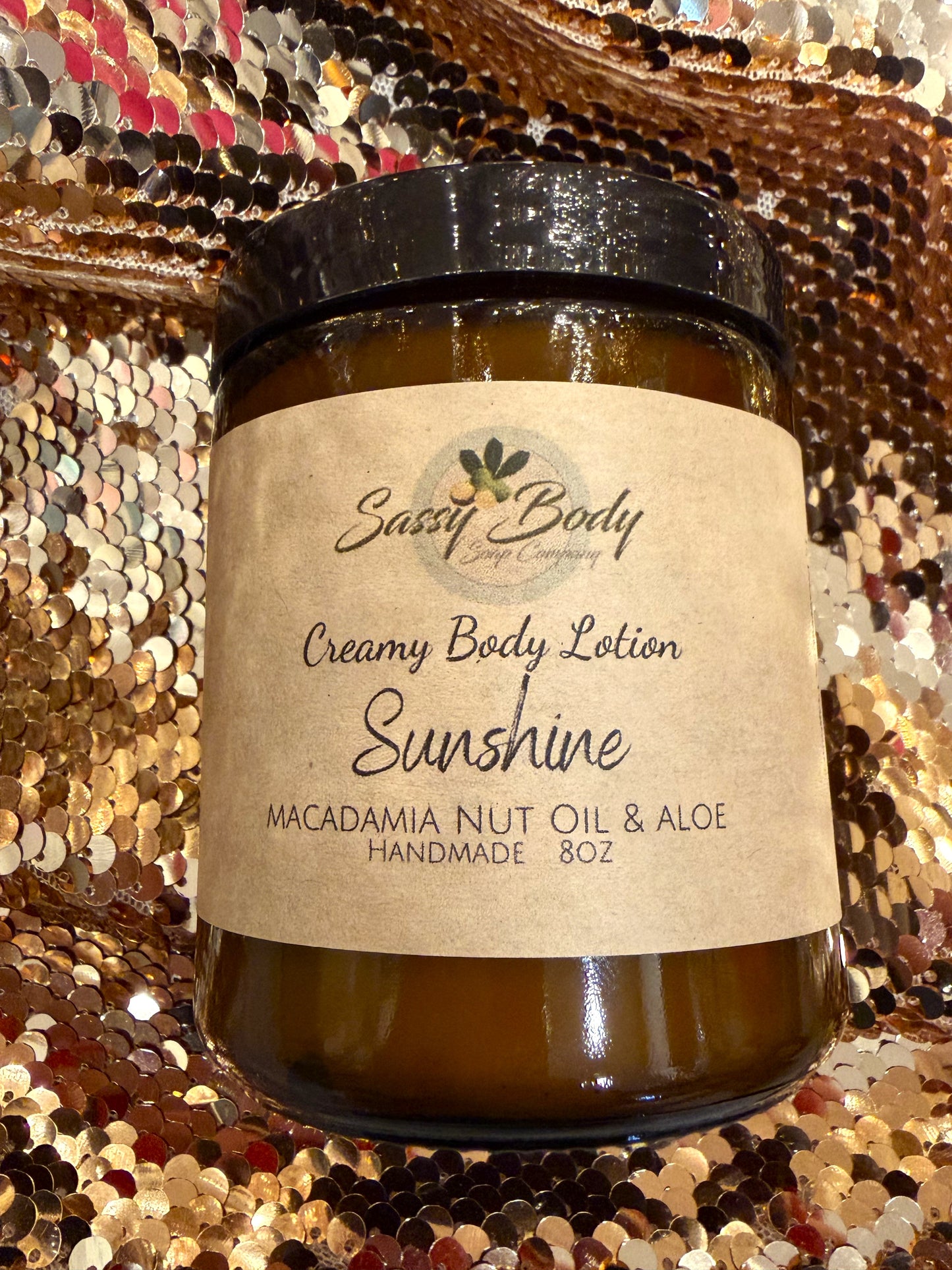 Sunshine Natural Body Lotion, Moisturizing Body Cream