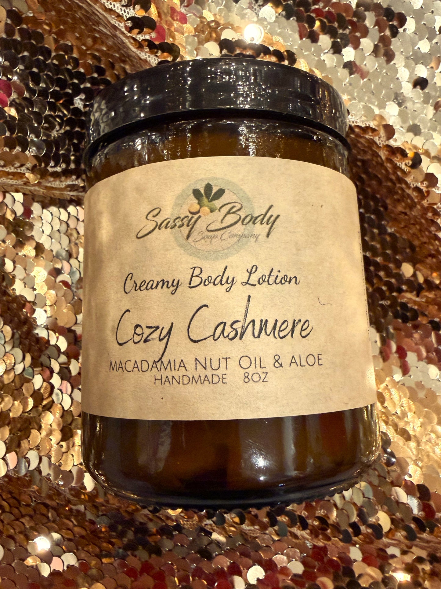 Cozy Cashmere Natural Body Lotion, Moisturizing Body Cream