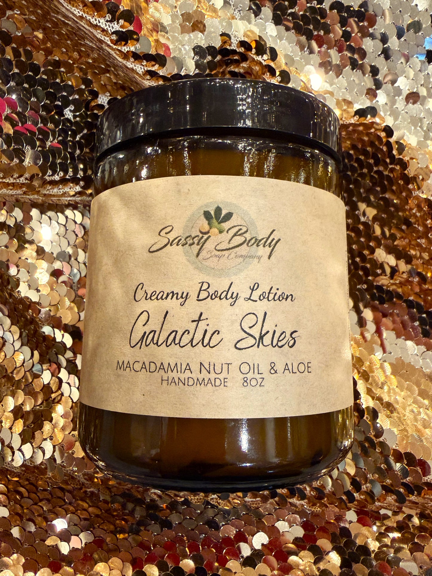 Galactic Skies Natural Body Lotion, Fresh Scented Body Cream