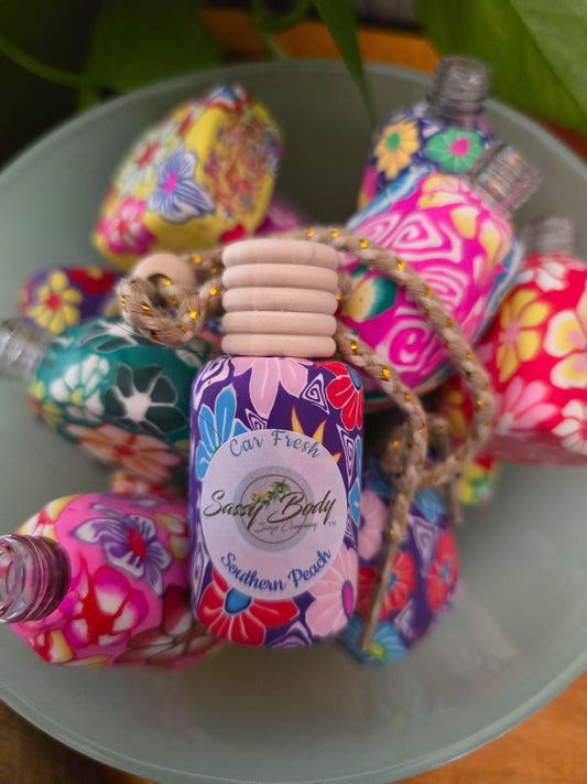 Southern Peach Car Freshener, Non-Toxic Car Freshie