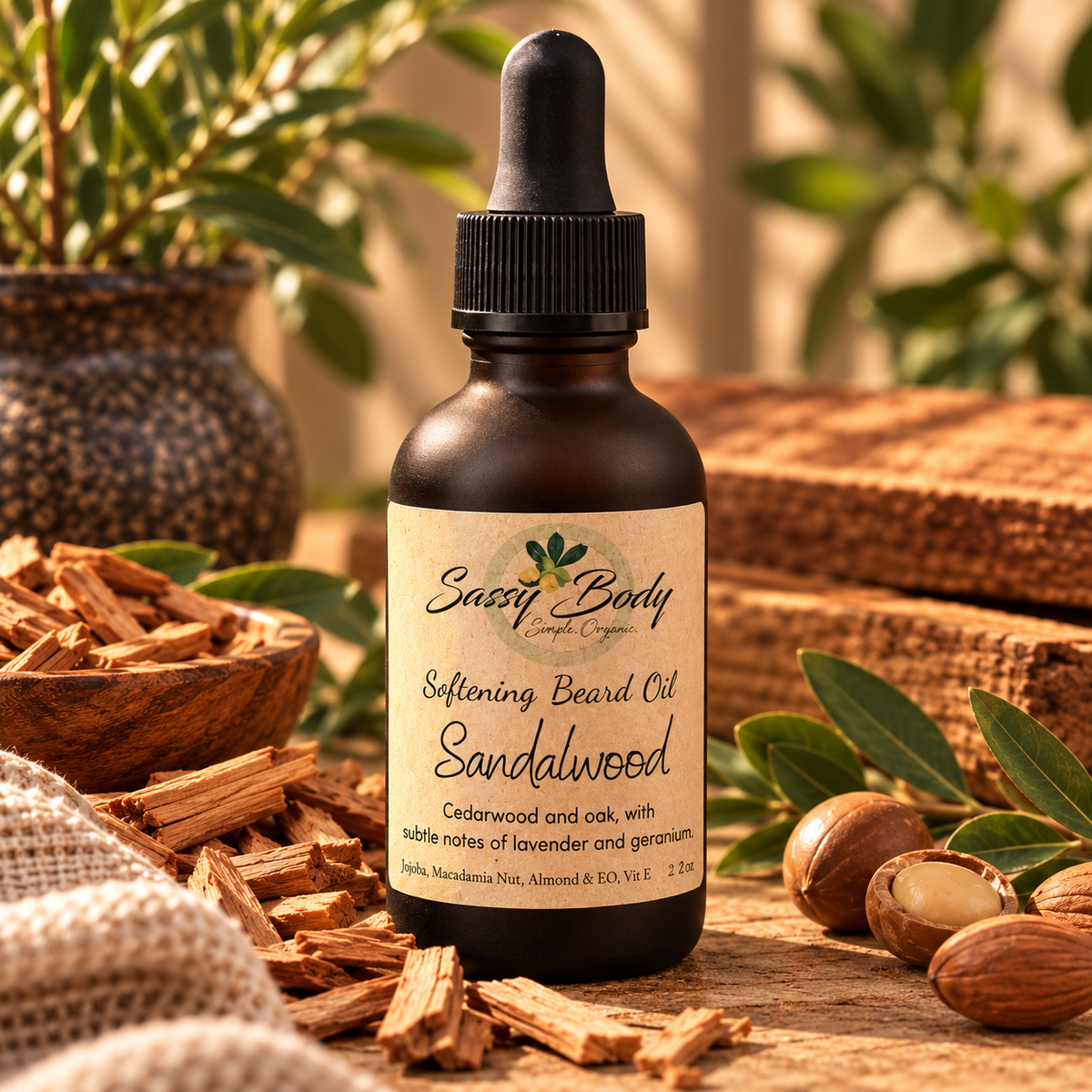 Sandalwood Softening Beard Oil