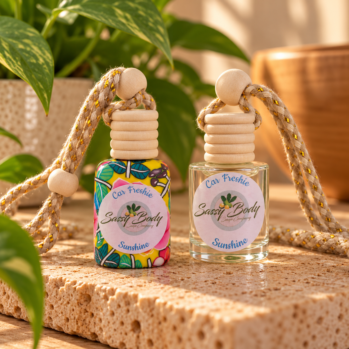 Sunshine Car Freshener, Non-Toxic Car Freshie