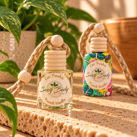 French Vanilla Car Freshener, Non-Toxic Car Freshie