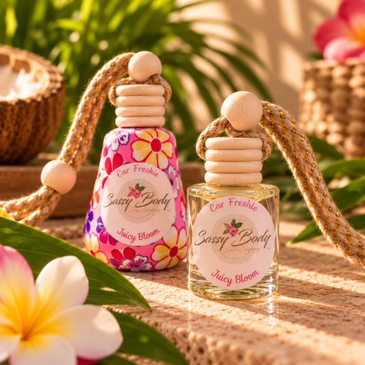 Juicy Bloom Car Freshener, Non-Toxic Car Freshie