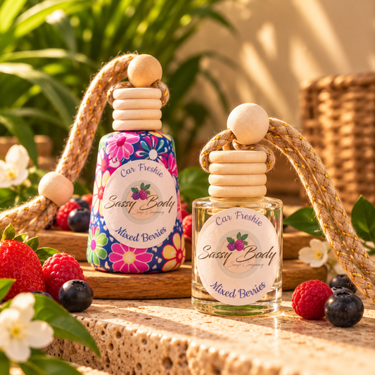 Mixed Berries Car Freshener, Non-Toxic Car Freshie