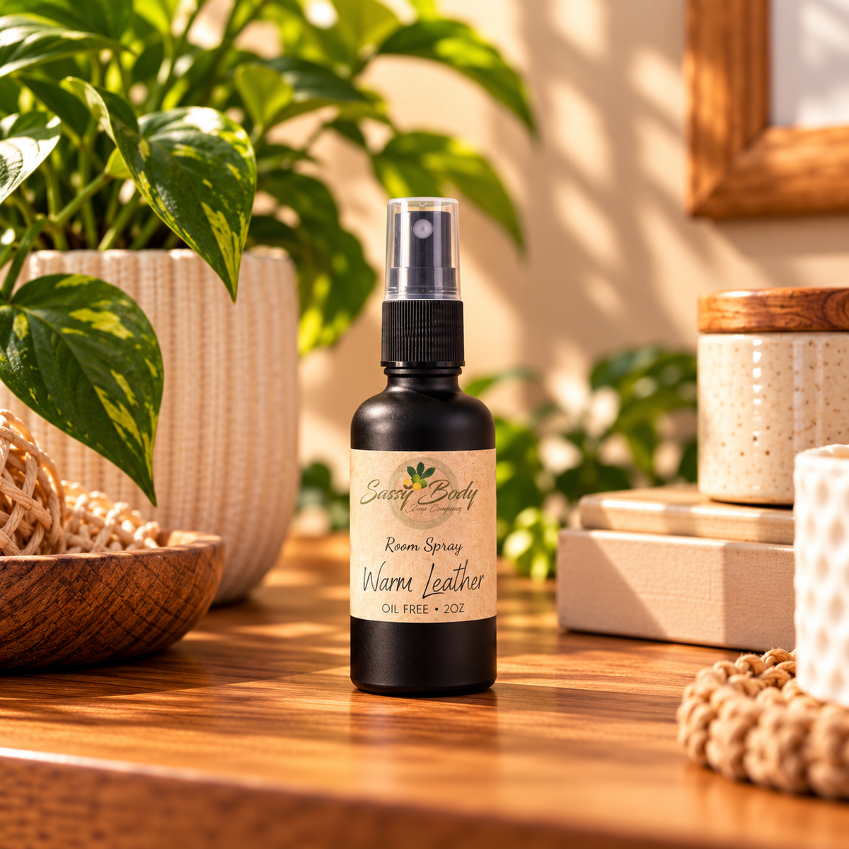 Warm Leather Freshener Spray